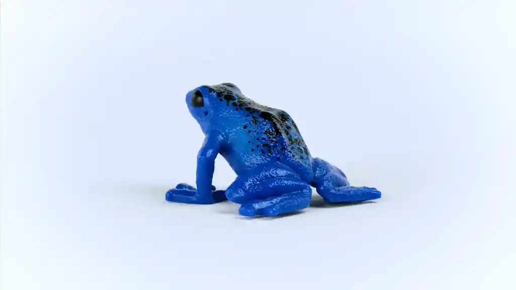 Figuras Coleccionables Rana Azul Pintada A Mano Schleich