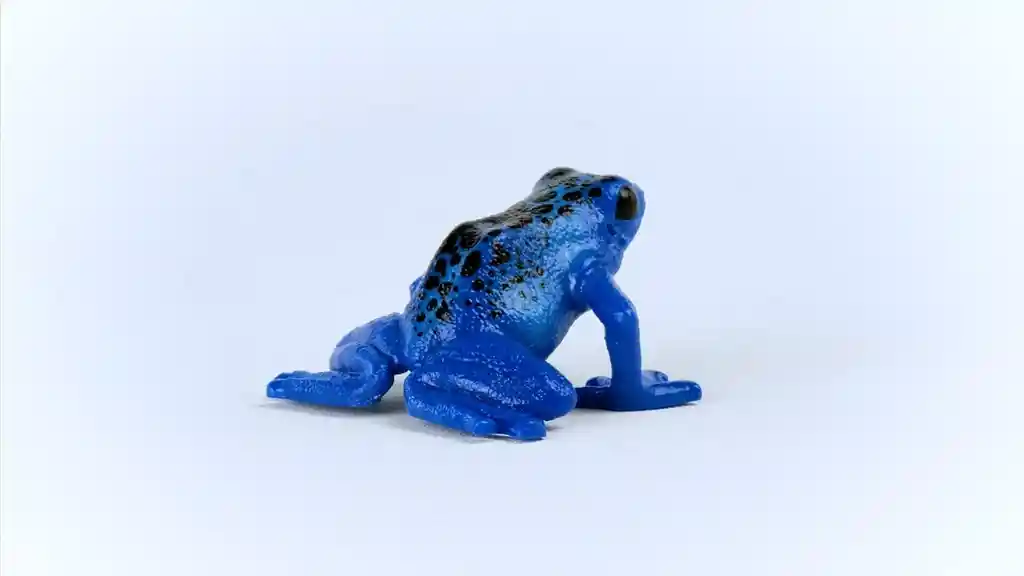 Figuras Coleccionables Rana Azul Pintada A Mano Schleich