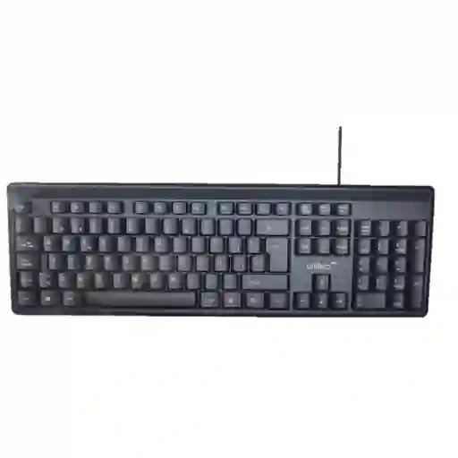 Teclado Alambrico Fw-821 Unitec Usb Windows Y Mac Negro
