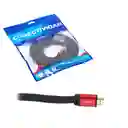 Cable Hdmi 4k 5 Metros Flat Plano Premium Alta Velocidad