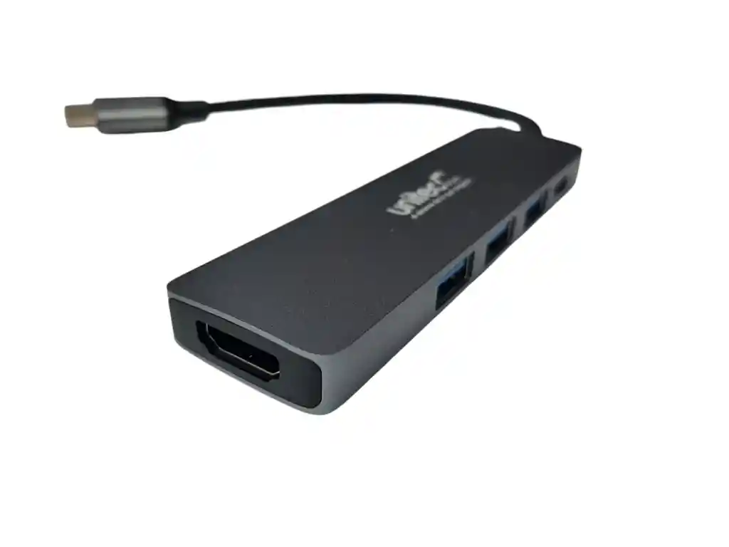 Hub Adaptador Usb C 5 En 1 Con Hdmi 4k Para Windows Y Mac