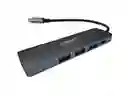 Hub Adaptador Usb C 5 En 1 Con Hdmi 4k Para Windows Y Mac