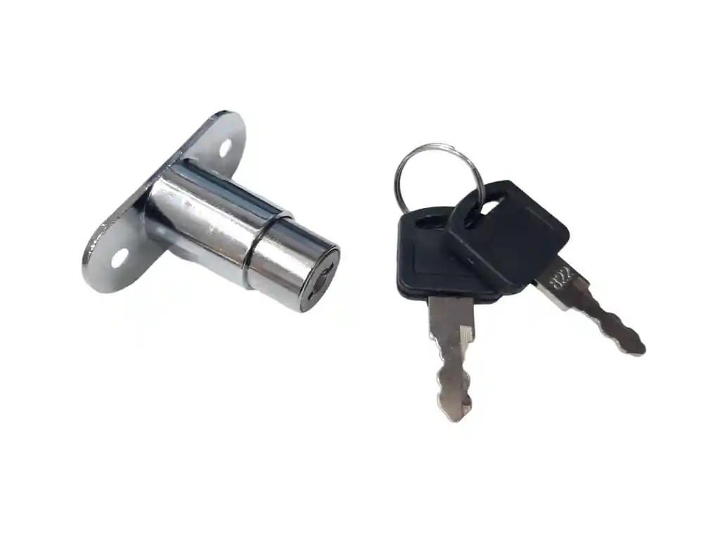 Chapa Cerradura Embutir Para Vitrina - Puerta Corrediza Push / Boton