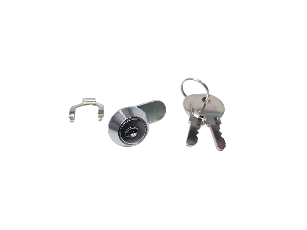 Chapa Cerradura Para Organizador Casillero Cajas Metal 10mm
