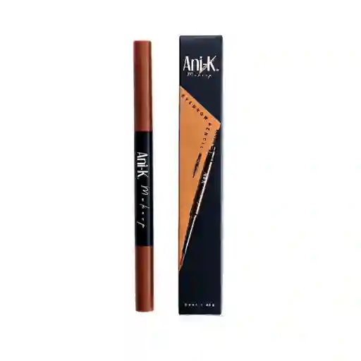 Lapiz Doble Para Cejas Ani-k X 0.3g - 02 Café Medio