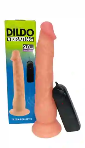 Dildo Vibrador Realista Con Control Remoto Alambrico Vibracion Graduable