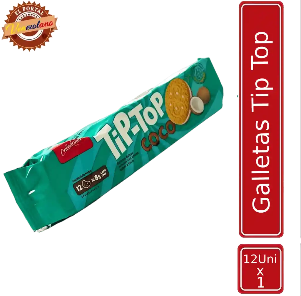 Galletas Tip Top Coco