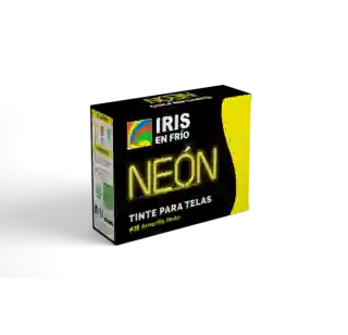 1 Tintura Iris Frio Neon Amarillo 20 Ropa Color Tinte Tela Pigmento Textil Colorante