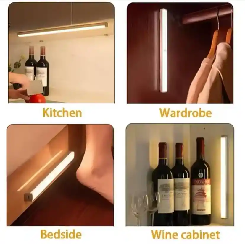 Lampara Luz Led Con Sensor De Movimiento 30 Cms