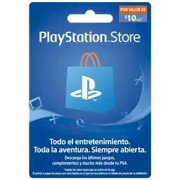 Tarjeta Playstation $10USD