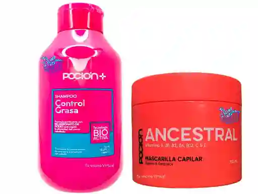 Shampoo Control Grasa Y Mascarilla Ancestral La Pocion