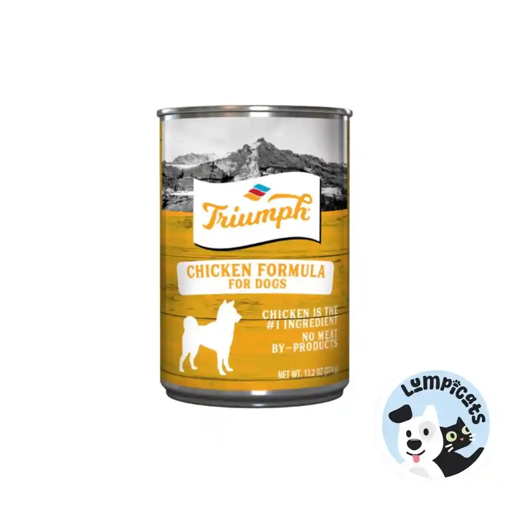 Triumph Dog Wild Spirit Lata Pollo - Chicken 13.2 Oz - 374 G