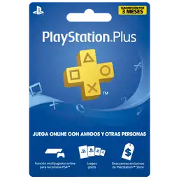 Playstation Membresía Plus de 3 Meses