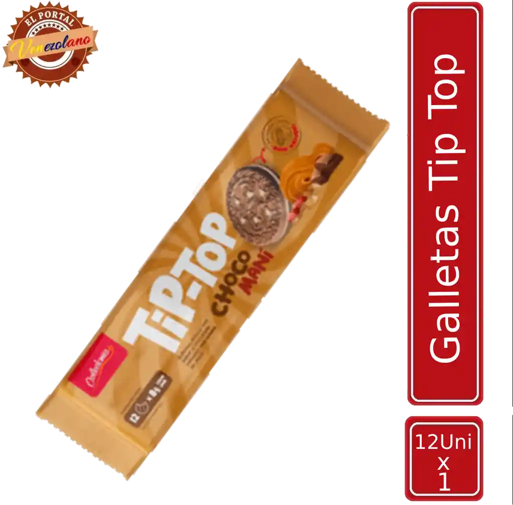 Galletas Tip Top Choco Mani