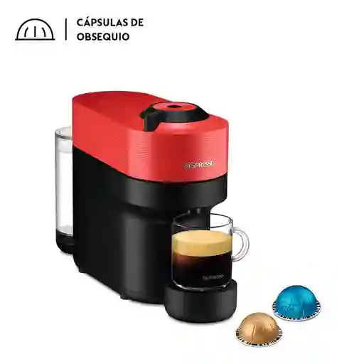 Cafetera Vertuo Pop Red