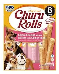 Cruru Rolls Para Perro Pollo Y Salmon X 8 Unidades