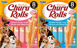 Churu Rolls Para Perro Pollo Y Queso X 8 Unidades