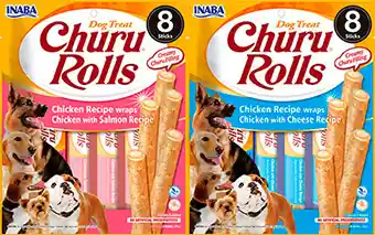 Cruru Rolls Para Perro Pollo Y Queso X 8 Unidades