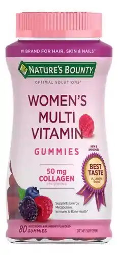 Gomitas Multivitaminas Con Colageno Natures Bounty Womens Multivitamin Gummies Collagen