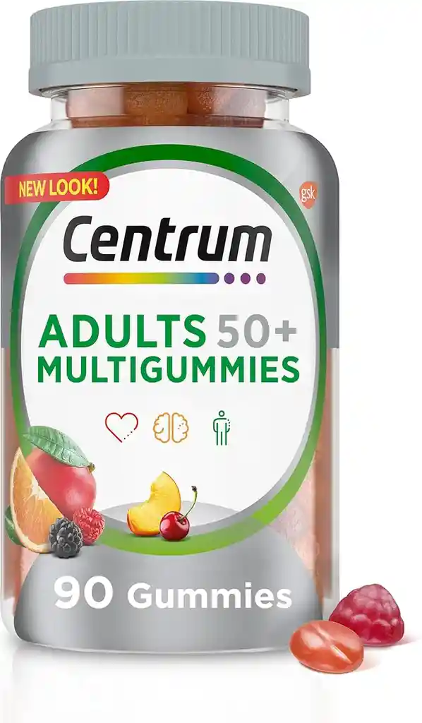 Gomitas Centrum Multivitaminas Gomas Adults 50+ Adultos Multigummies