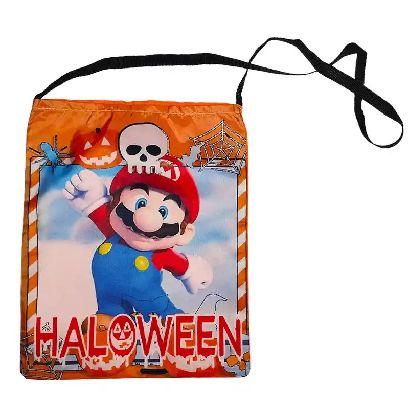 Hallo Bolso Para Dulce De Halloween Satinado - Niño