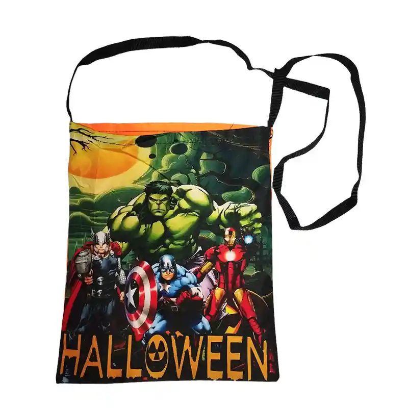 Hallo Bolso Para Dulce De Halloween Satinado - Niño