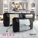 Bolsas Organizador Ropa Set X 3 - Amplio E Impermeable