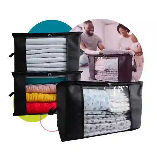 Bolsas Organizador Ropa Set X 3 - Amplio E Impermeable