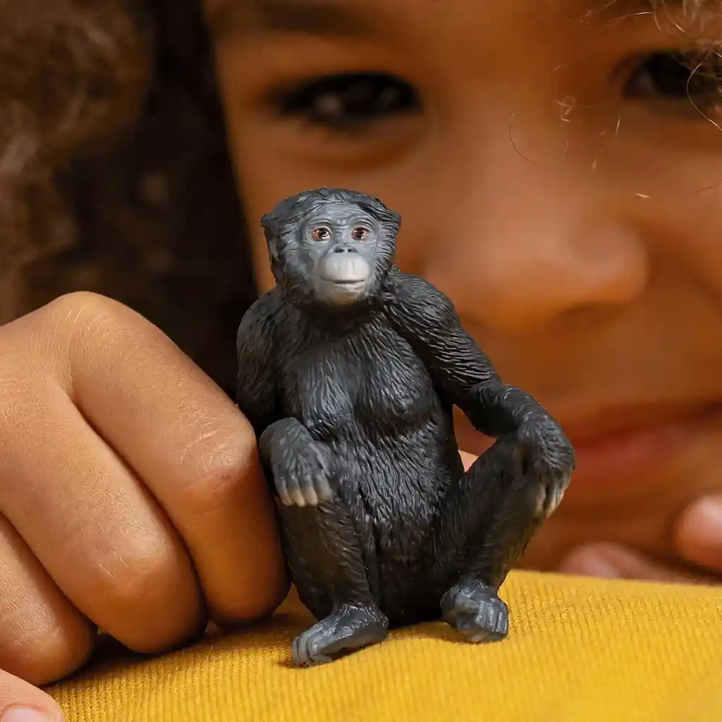 Figura Coleccionable Chimpancé Hembra Pintada A Mano Schleich