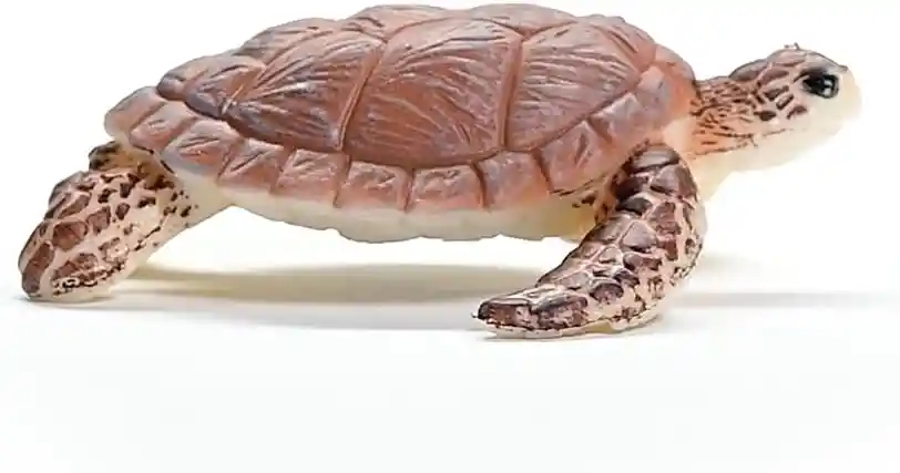 Figura Coleccionable Tortuga De Mar Pintada A Mano Schleich