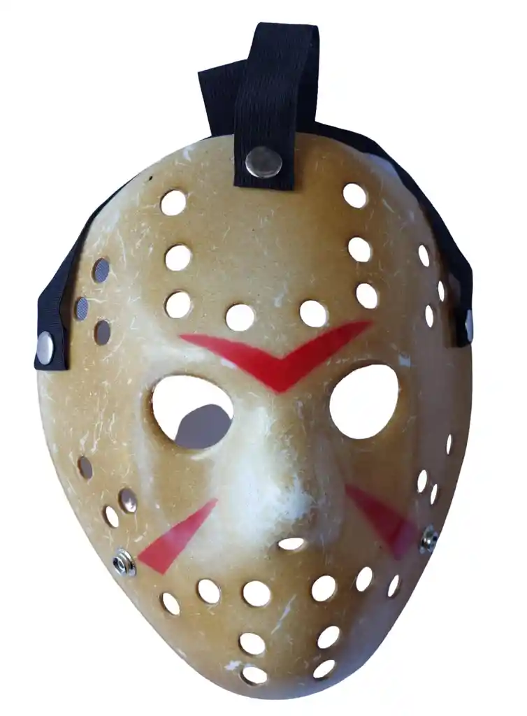 Máscara De Hockey De Jason Voorhees Color Amariilo (unidad)