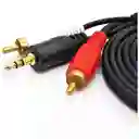 Cable 2 Rca A 1 Stereo De 3 Metros