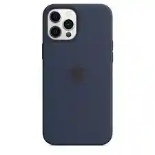 Silicone Case Iphone 13 Pro Max Azul Oscuro