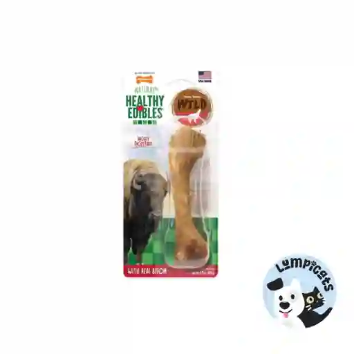 Nylabone He Dog Snack Wild Hueso Bisonte 1 Und 140 Gr