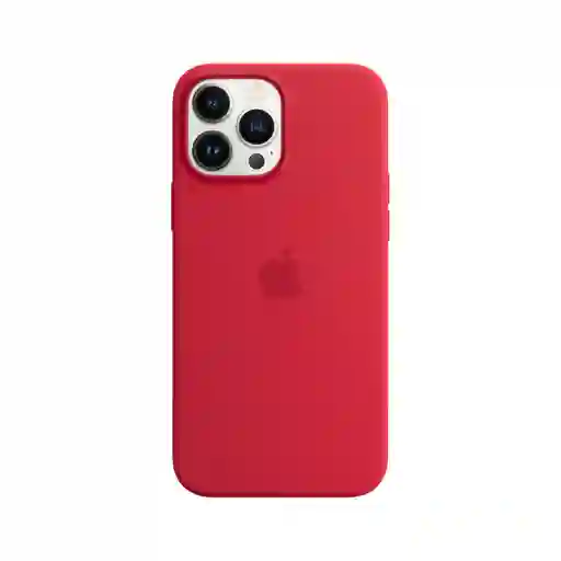 Silicone Case Iphone 13 Pro Rojo