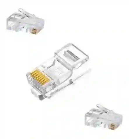 Conector Rj45 Categoria 6 100 Unidades