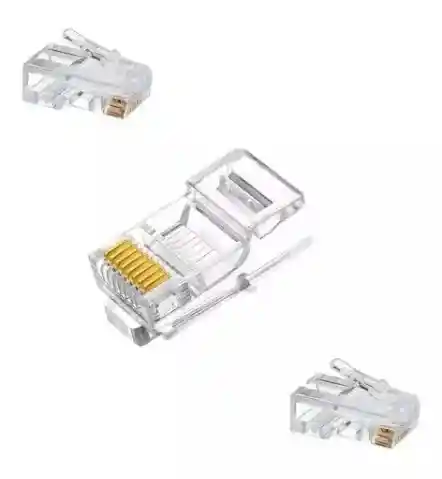 Conector Rj45 Categoria 6 100 Unidades