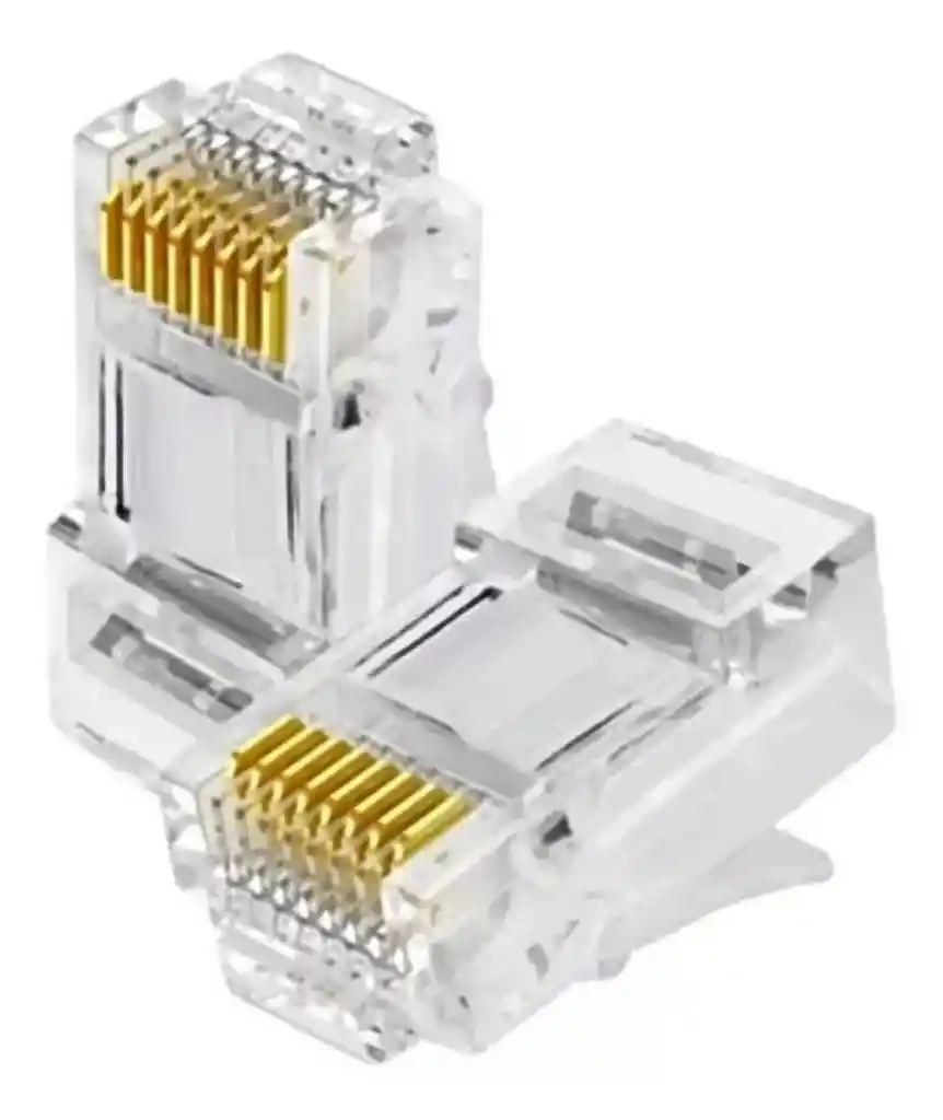 Conector Rj45 Categoria 6 100 Unidades