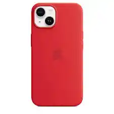 Silicone Case Iphone 13 Rojo