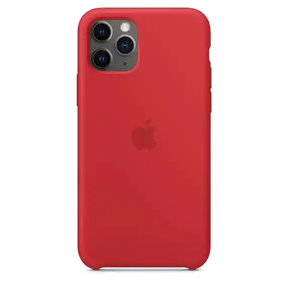 Silicone Case Iphone 11 Pro Rojo