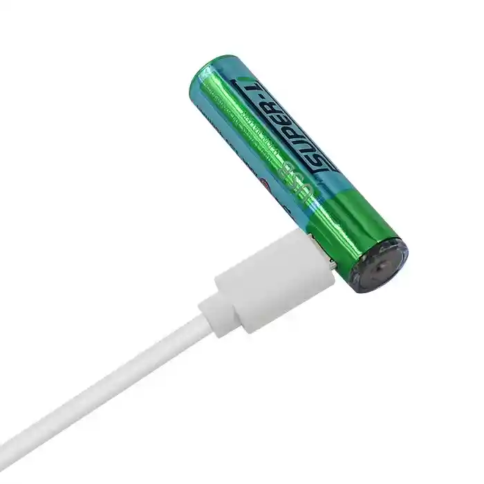 Pila Recargable Aaa (par) Con Cable V8