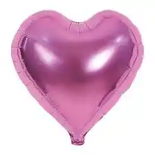 Globo Metalizado Corazon Rosado 10 Pulgada