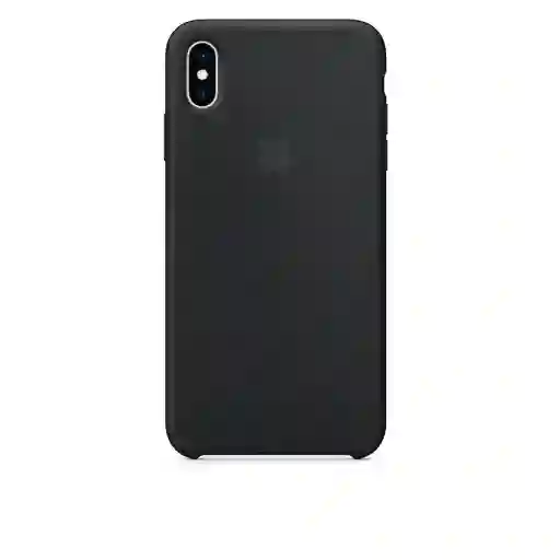 Silicone Case Iphone Xs Negro