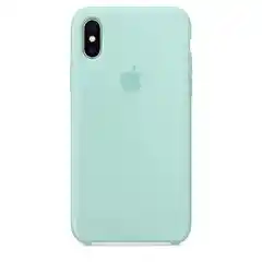 Silicone Case Iphone Xs Verde Menta