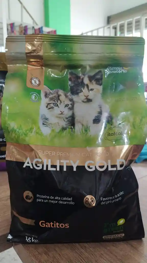 Agility Gold Gato Cachorro 1.5g