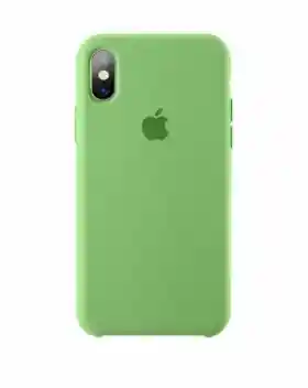 Silicone Case Iphone Xs Max Verde