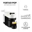 Cafetera Vertuo Pop White Con Espumador De Leche