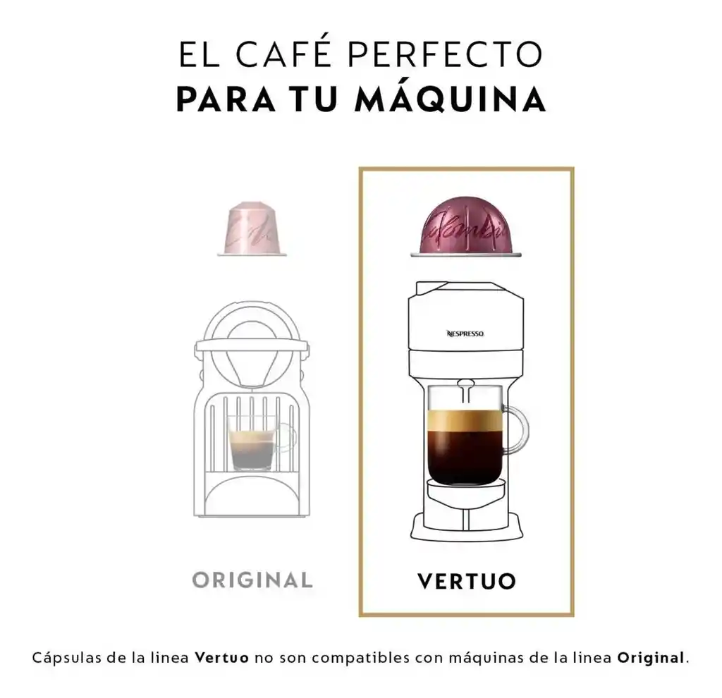 Cafetera Vertuo Pop White Con Espumador De Leche