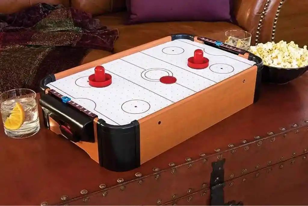 Juego De Mesa Air Hockey Portátil Para Niños Adultos