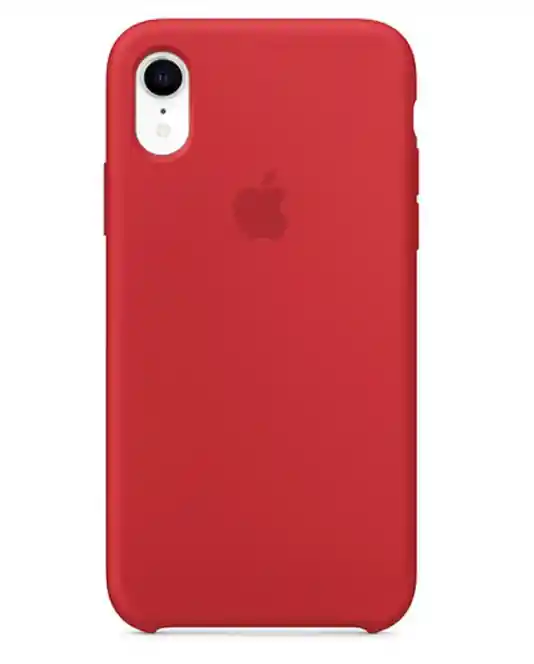 Silicone Case Iphone Xr Rojo